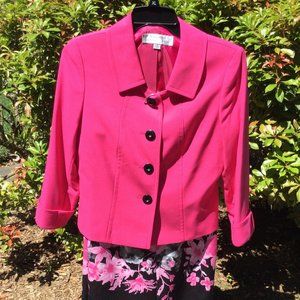 Tahari Pretty Peach Pink Jacket